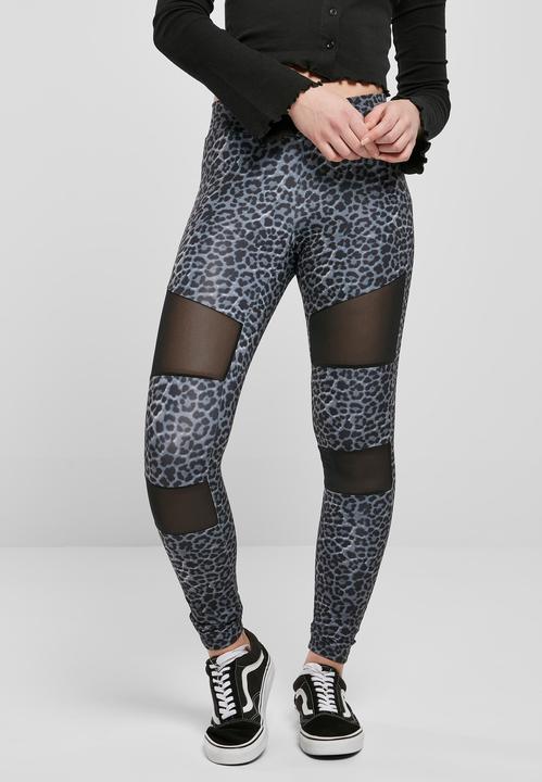 Urban Classics Ladies Tech Mesh AOP Leggings (L)