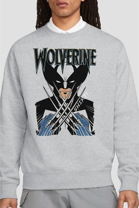 Immagine prodotto X-Men Felpa Wolverine Scatto d'Azione Adulto Unisex (M)