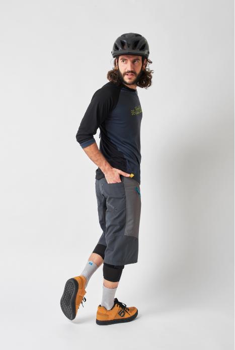 Image du produit dirtlej Trailscout Half & Half Shorts, gris/turquoise, XL (XL)