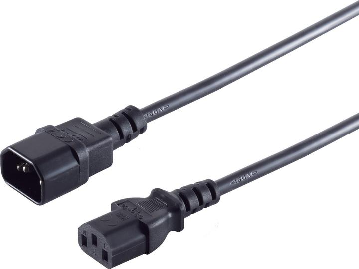 Actual product image Shiverpeaks S/CONN maximum connectivity power extension C13-C14, VDE 3x0.75qm², 2.0m (2 m, C14, C13)
