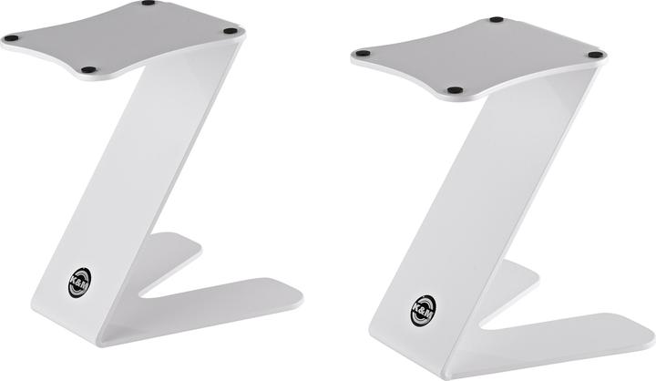 Produktbild K&M 26773 Monitor Tischstativ »Z-Stand« - weiss (1 Stk., Ständer)