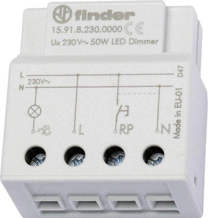 Produktbild Finder Stromstossrelais mit Dimmer, 230 VAC 100 W
