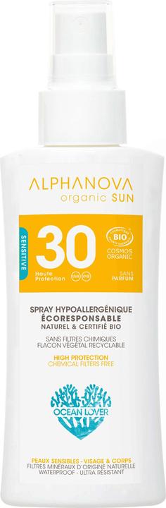 Alphanova SUN spray voyage SPF30 hypoallergénique (Sun spray, SPF 30, 90 g)
