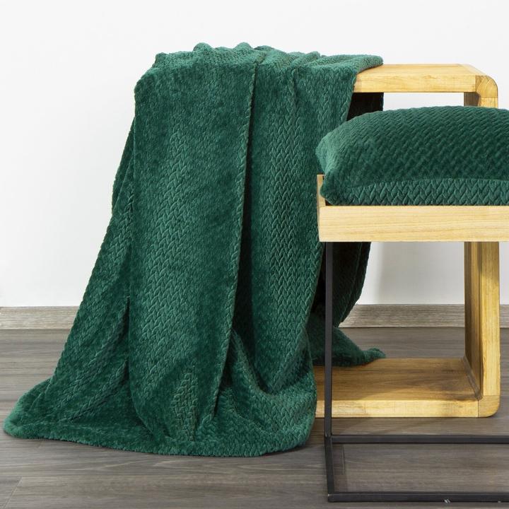 Actual product image Eurofirany CINDY Blanket 200x220cm dark grey (200 x 220 cm)