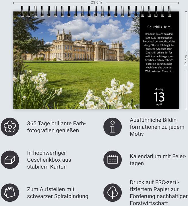 Produktbild Harenberg Eine Reise um die Welt Premiumkalender 2026 - 365 faszinierende Fotografien (23 x 17 cm, Harter Einband, Deutsch)