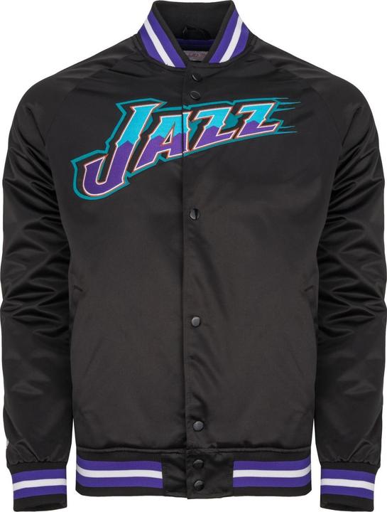 Mitchell & Ness M&N Lightweight Satin Jacke - Utah Jazz schwarz - L (L)