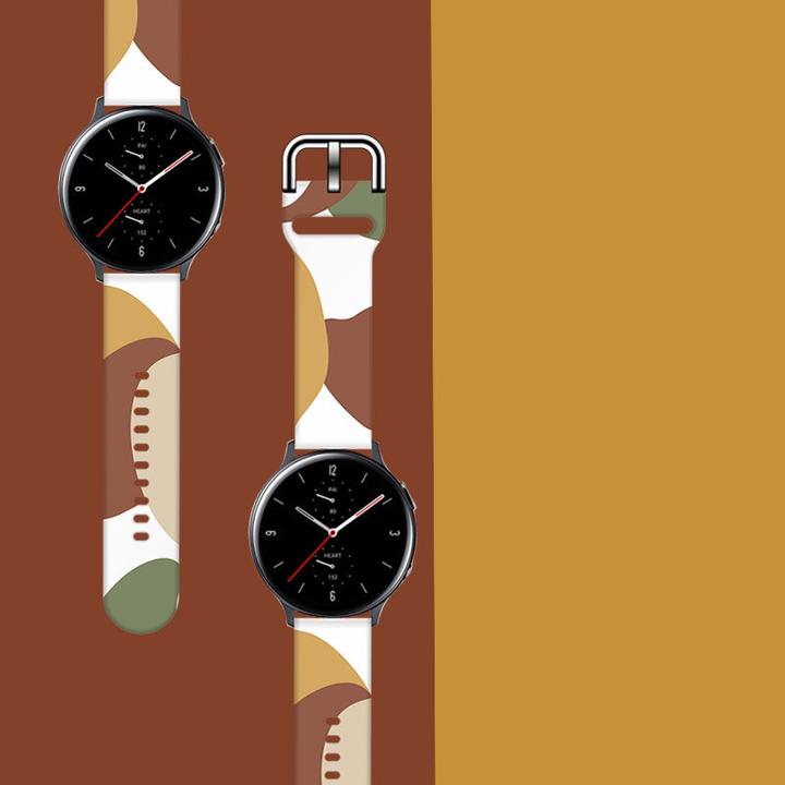 Actual product image Hurtel Strap Moro Band For Samsung Galaxy Watch 42mm Silicone Strap Camo Watch Bracelet (4) (Plastic)