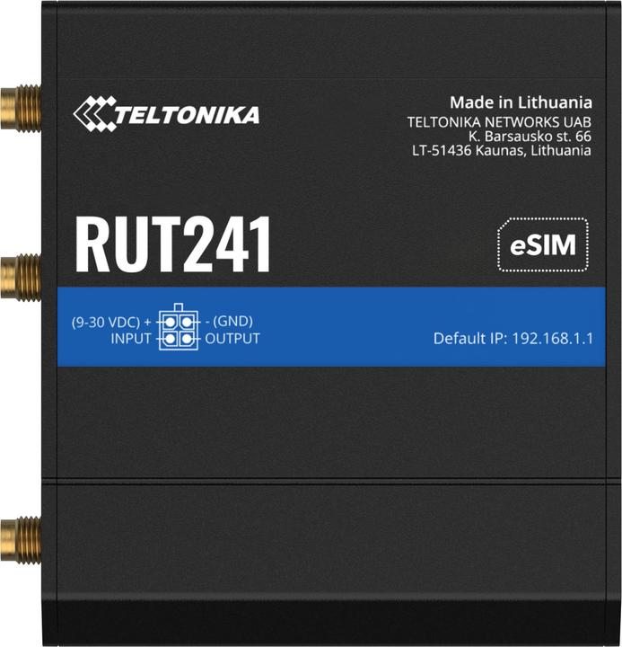 Immagine prodotto Teltonika RUT241 eSIM