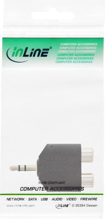 Actual product image InLine audio adapter (Jack adapter)