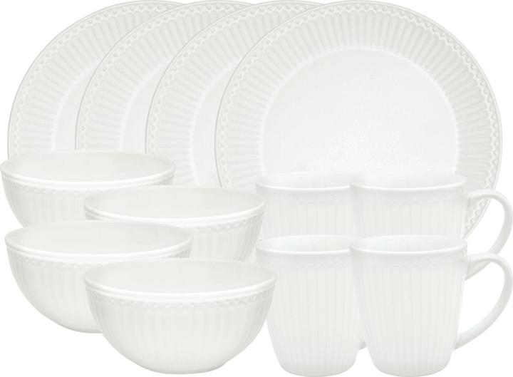 Greengate Alice breakfast set white 12 pcs (12 Piece)