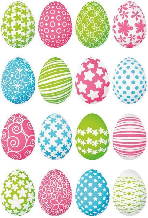 HERMA Sticker Bunte Ostereier (2 x)