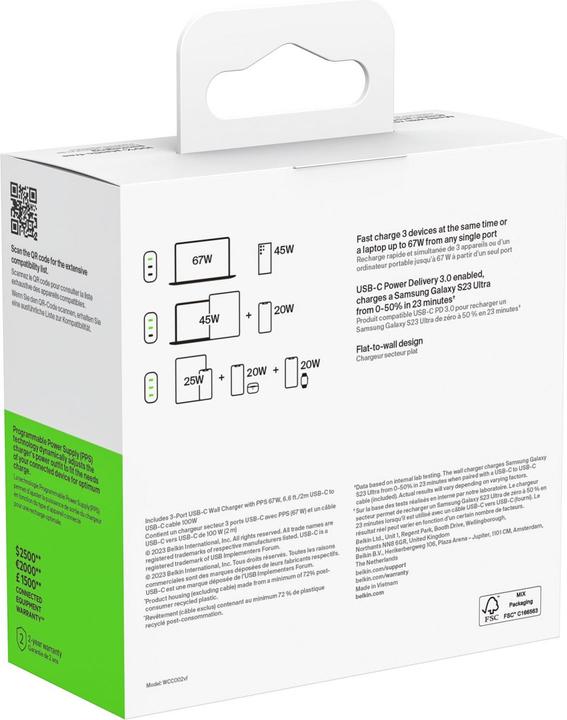 Produktbild Belkin Boost Charge (67 W)