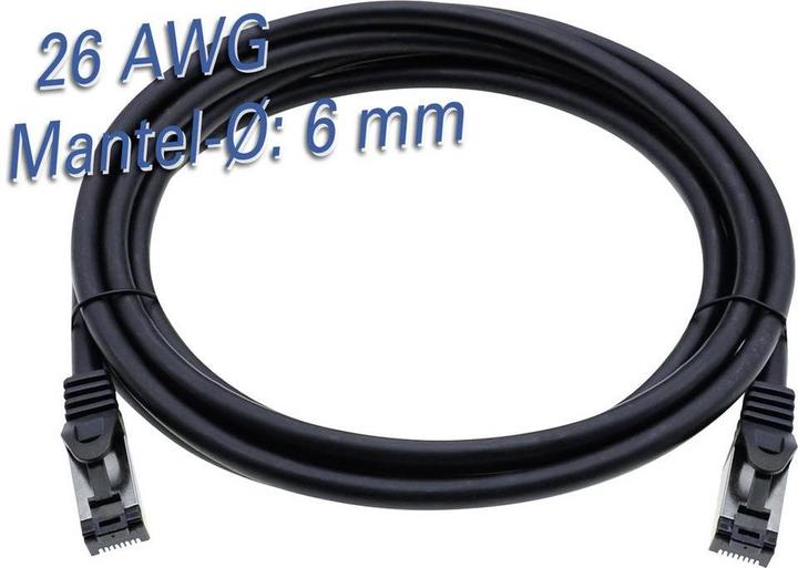 Actual product image Maxtrack Cat 8.1 Patch Cable (S/FTP, CAT8.1, 15 m)