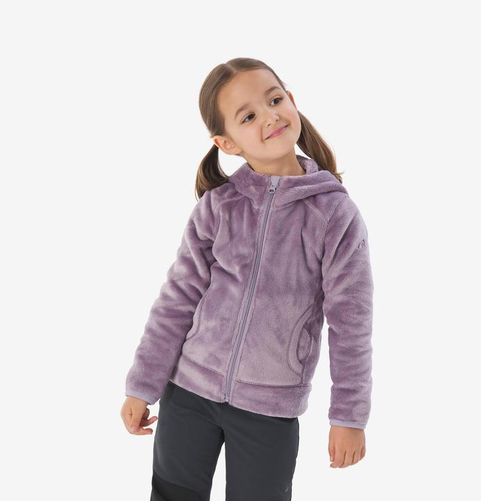 Produktbild Quechua Fleecejacke Kleinkinder Gr. 92–116warm Wandern - NH500 Zip violett (122)