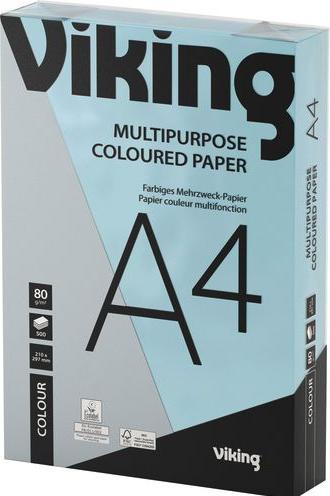 Image du produit Office Depot Papier à copier Contrast A4 80g/qm bleu pastel (80 g/m², 500 x, A4)