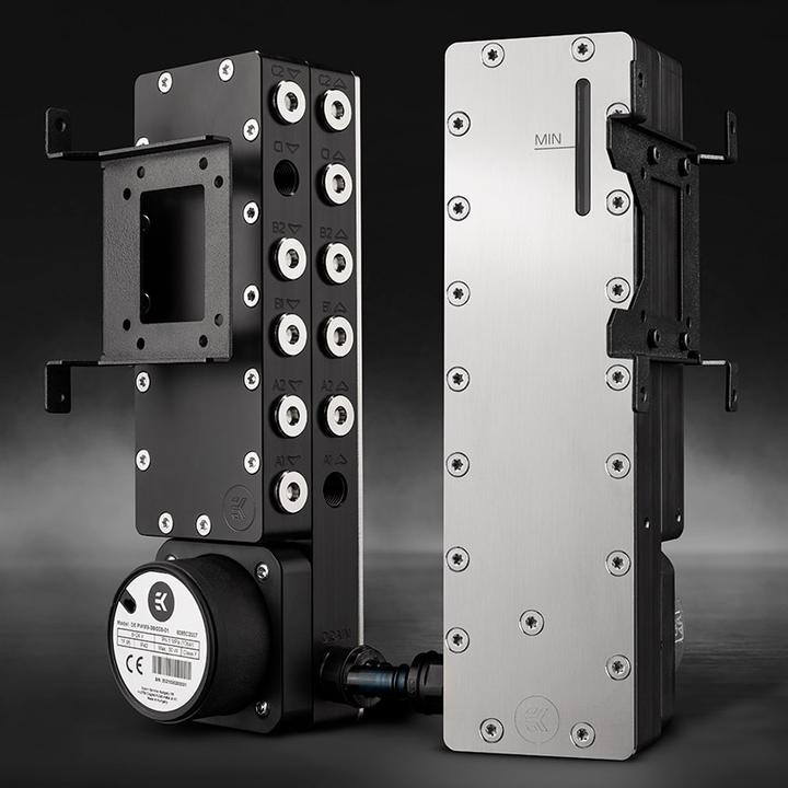 Actual product image EKWB EK-Pro Pump Reservoir Manifold X6 D5 - Acetal