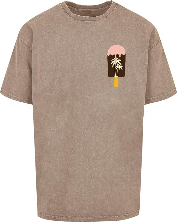 Merchcode Summer - Icecream Acid Washed Oversize Tee - 112591
