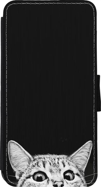 Actual product image PhoneLook Wallet Black Cat Looking Up Black (Apple iPhone 11 Pro Max)