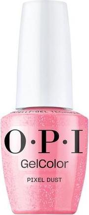 Immagine prodotto OPI Gelcolor Smalto per unghie opaco glitterato e metallizzato a polimerizzazione UV (Polvere di pixel, Smalto per unghie effetto gel)