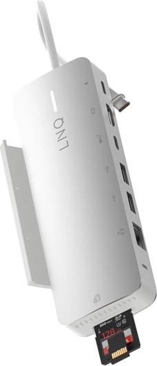 Produktbild LINQ Connects 9in1 PRO SSD 140W USB-C Multiport Hub (USB-C, 9 Ports)