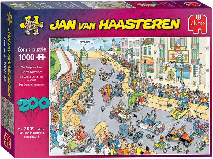 Image du produit Jumbo puzzle Jan van Haasteren De Zeepkistenrace - 1000 pièces (1000 pièces)