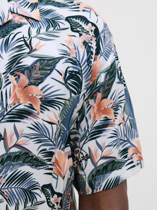Produktbild Jack & Jones Jjejeff Tropical Aop Resort Shirt Ss Sn (XL)