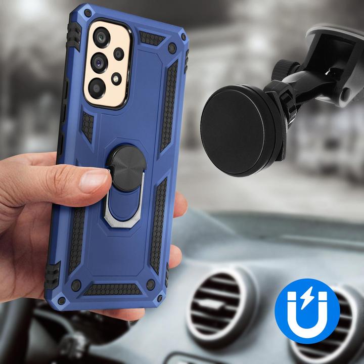 Image du produit Avizar étui antichoc pour téléphone portable avec anneau Series (Samsung Galaxy A53 5G)