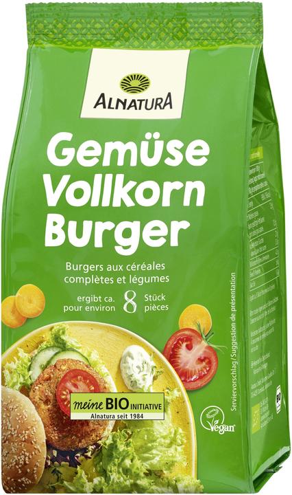 Produktbild Alnatura Bio Vollkorn Burger Gemüse (210 g)