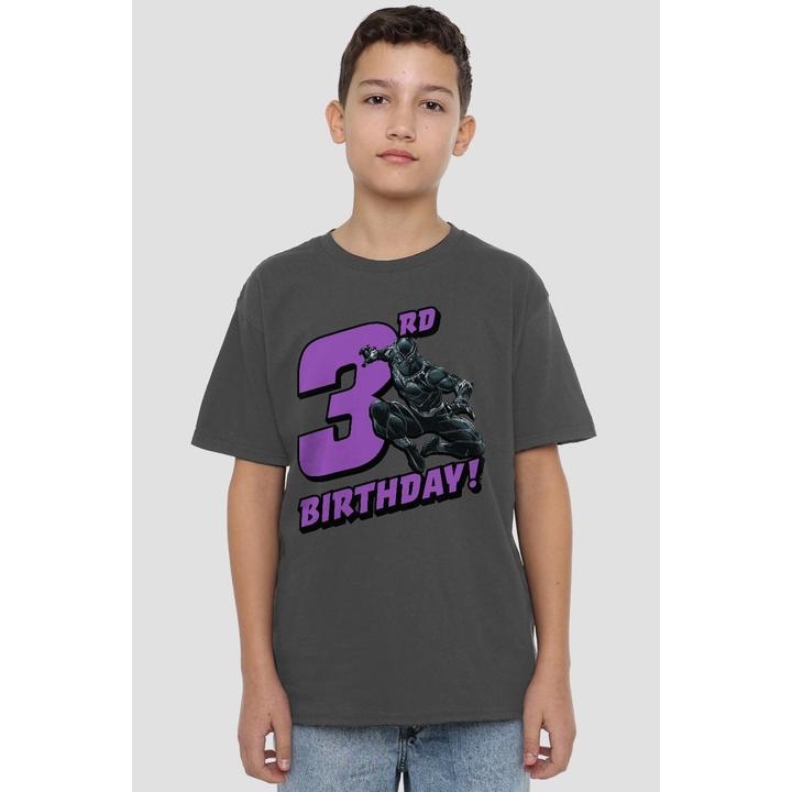 Immagine prodotto Black Maglietta Terzo Compleanno Bambini (128)