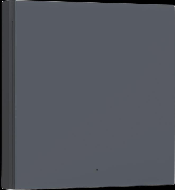 Actual product image Aqara Smart Wall Switch H1 Grey No Neutral, Single Rocker (Zigbee)