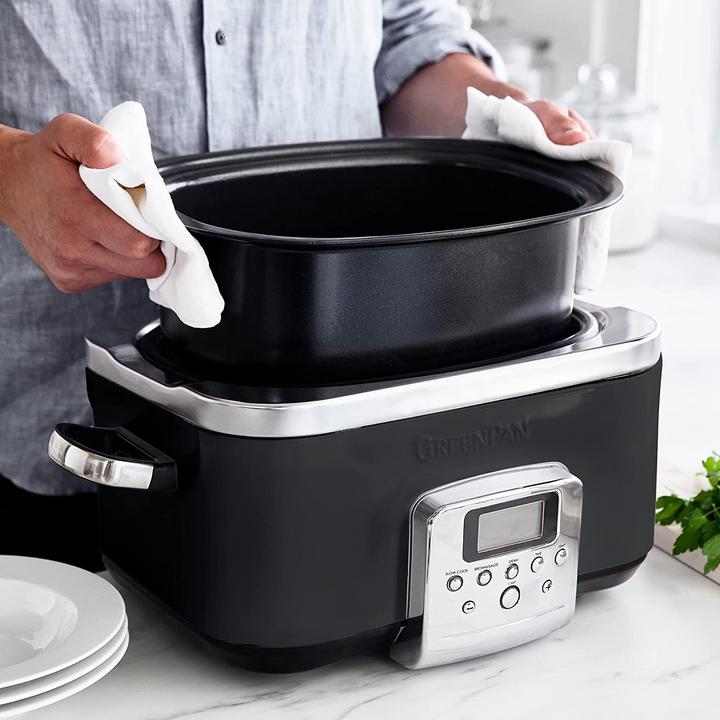 Actual product image Greenpan Slow Cooker, Black