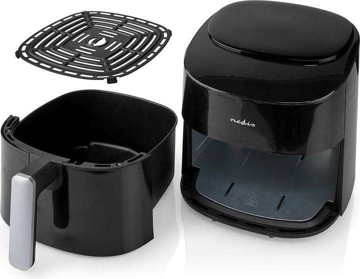 Produktbild Nedis Heissluft Friteuse | 4,2 l | Timer: 240 min | Anzahl voreingestellter Programme: 8 | Digital | (EU-Stecker)