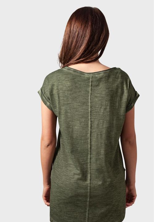 Immagine prodotto Urban Classics Tee lungo da donna a forma di schienale con tintura spray (M)