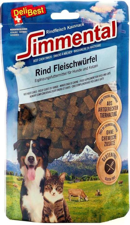 DeliBest Simmental Rind Fleisch Würfel (Adult, 1 Stk., 180 g)