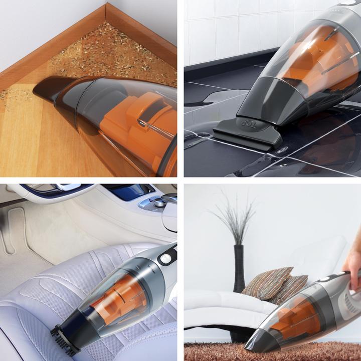 Image du produit Brandson Aspirateur à main à batterie 85 W, sans sac, Aspirateur à main à batterie avec filtre HEPA sans sac