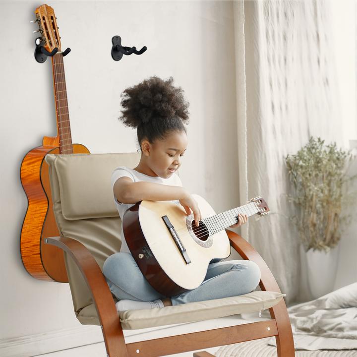 Image du produit Relaxdays 3x supports de guitare (Ukelelele, Guitare électrique)