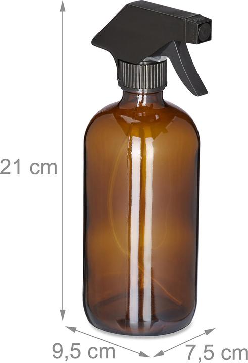 Actual product image Relaxdays 8x spray bottle (0.50 l)