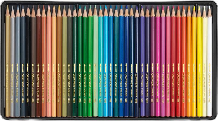 Produktbild Caran d'Ache Fancolor Farbstifte Metallschachtel (Mehrfarbig, 40 x)
