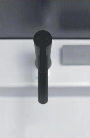 Produktbild Duravit Einhebel-Waschtischmischer C.1 M m Zugstangen-Ablaufgarnitur schwarz matt