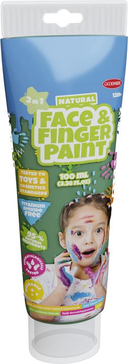 Actual product image Boti Natural face and finger paint tube - green, 100 ml (Green, 100 ml)