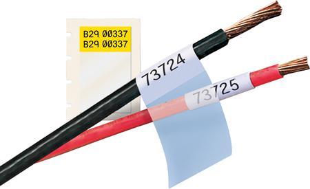 Immagine prodotto Brady Etichette selv-laminerendeil kabel og ledningsmaerkning THT-9-427-10-YL gul rulle med 10000 la