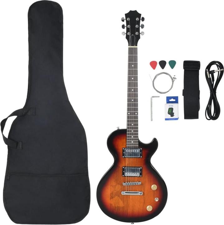Actual product image VidaXL Jeanie (Electric guitar, Solid mahogany wood, Birch wood, Wood-based material)