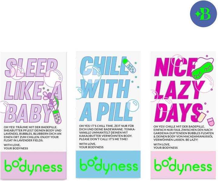 Actual product image Craze Bodyness Chill Pill Assorted (Bath salts)