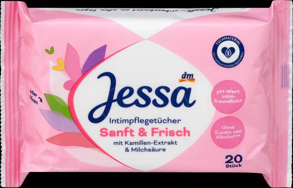 Image du produit dm Jessa Lingettes de soins intimes (Lingettes intimes)