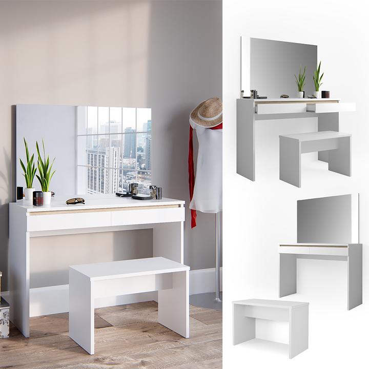 Produktbild Vicco Emma mit Hocker (120 x 42 x 83 cm)
