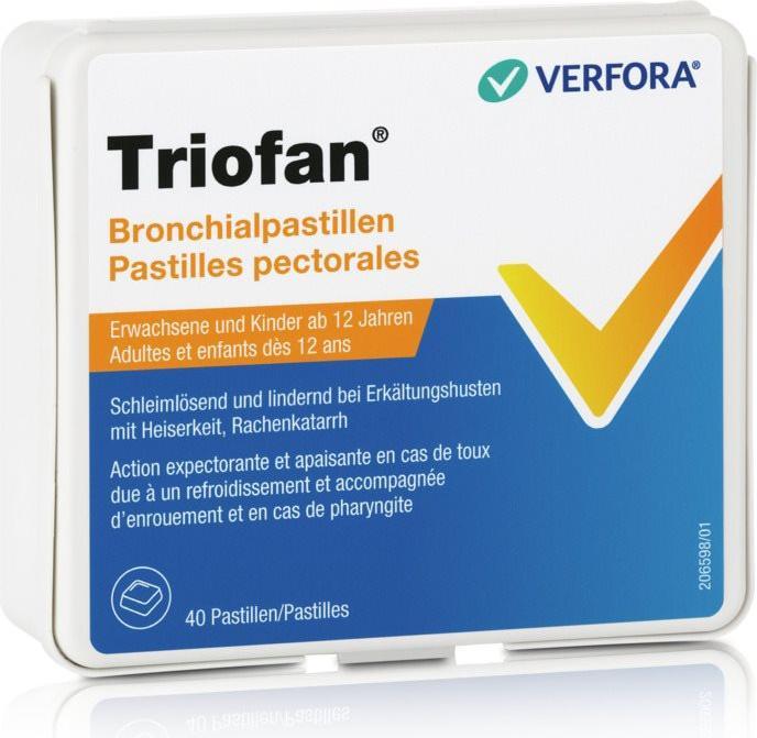 Actual product image Triofan Bronchialpastillen (40 Piece)