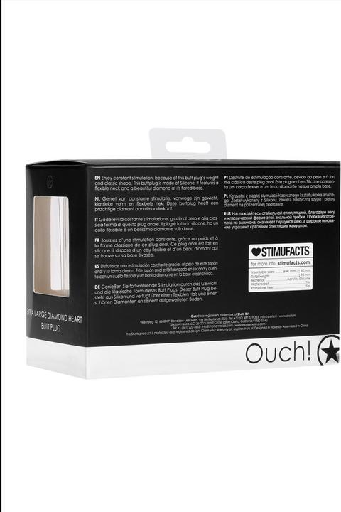 Immagine prodotto Ouch! Plug anale a cuore di diamante