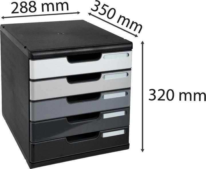 Produktbild Exacompta Modulierbar Schubladenboxen (A4+)