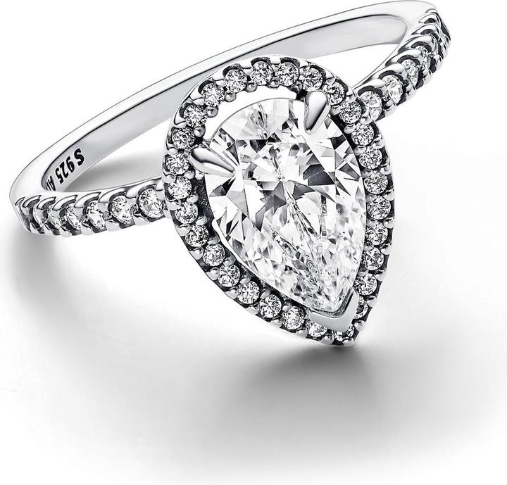 Immagine prodotto Pandora Anello con corona di pere scintillanti (48, 925 Argento)