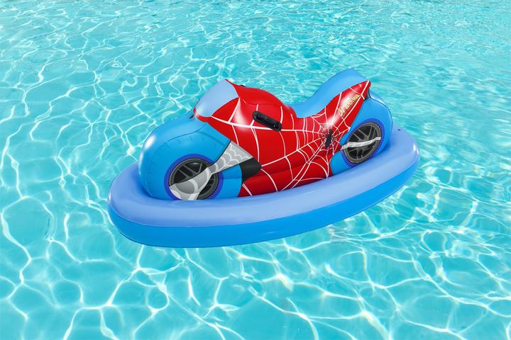 Image du produit Bestway Spider-Man Bouée en forme de moto à enfourcher 1,70 m x 84 cm